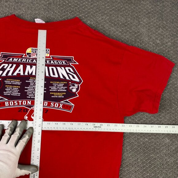 Boston Red Sox 2007 American League Champions T Shirt XL World Series - Picture 8 of 10